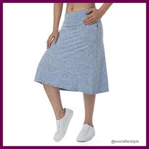 Knee Length Skorts with Zipper Pockets Athletic Swim Skirt Tummy Control